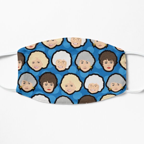 Dorothy, Blanche, Rose and Sophia Blue Face Mask Mask