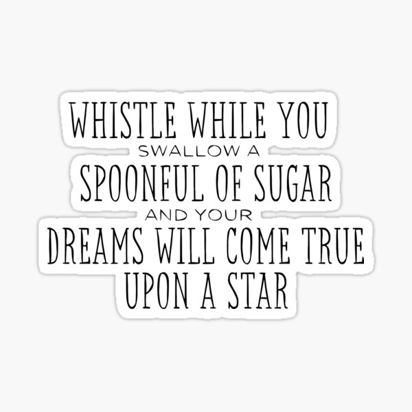 dreams will come true upon a star Sticker