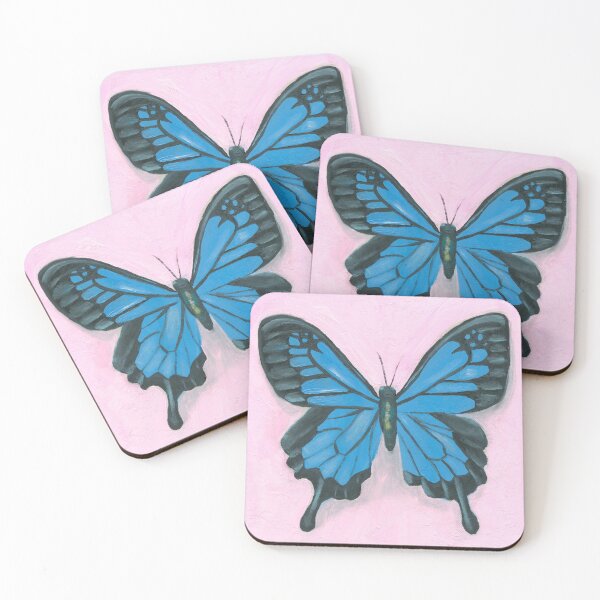 Item preview, Blue Butterfly Painting designed and sold by ivystudioart.