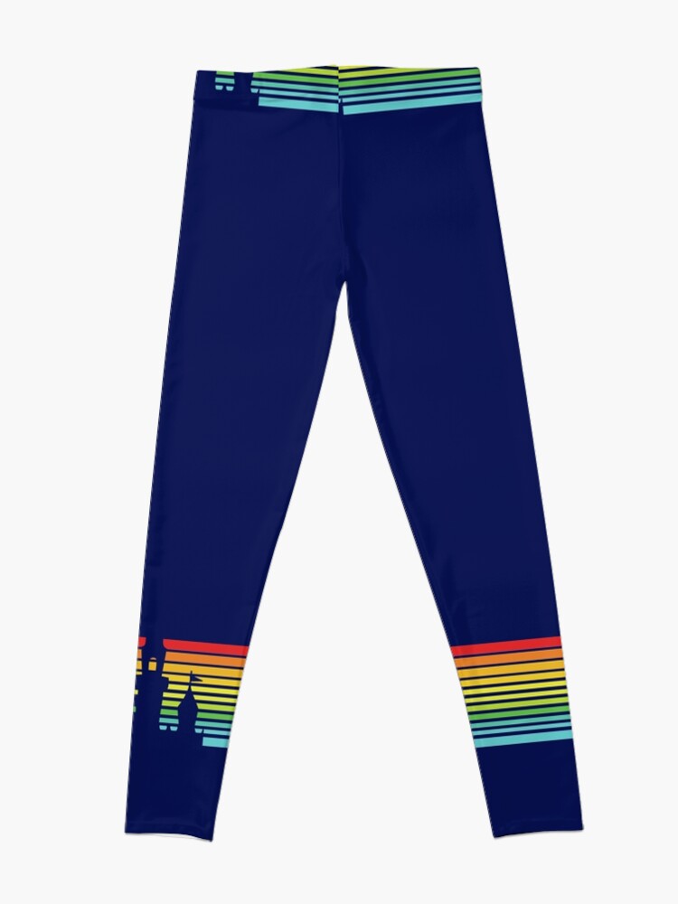 Alternate view of Retro Castle Stripes Leggings