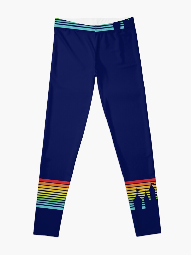 Alternate view of Retro Castle Stripes Leggings