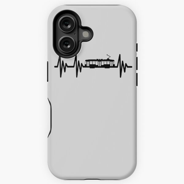 Artikel-Vorschau von Straßenbahn Herzschlag - Straßenbahnfahrer Tshirt, designt und verkauft von bitcam18.