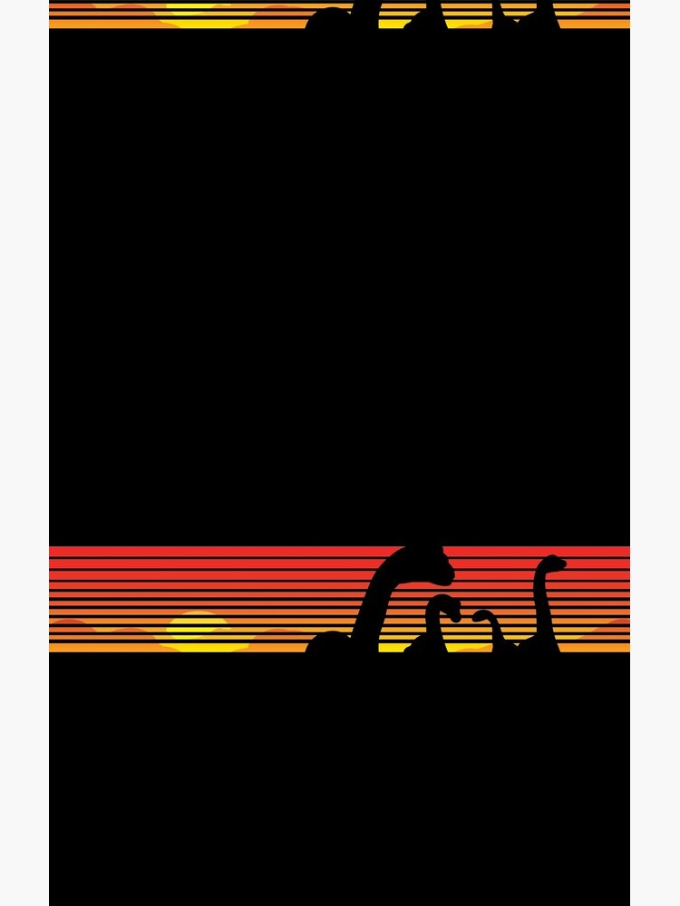 Retro Dino Stripes by jinigo1