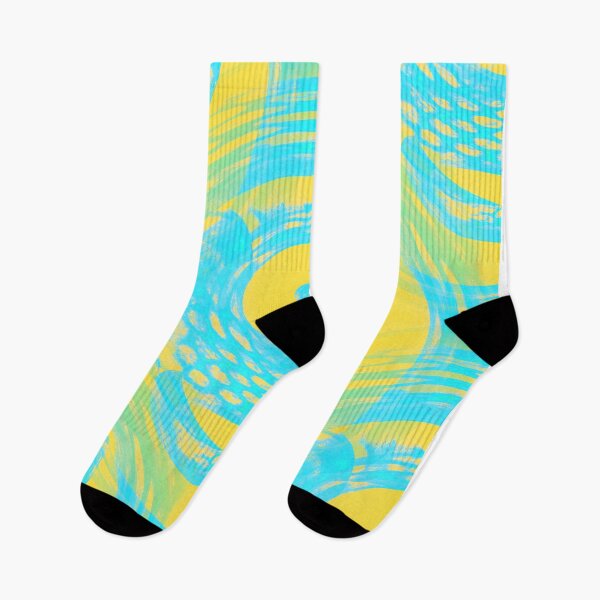 Item preview, Abstract Yellow and Aqua designed and sold by Angelandspot.