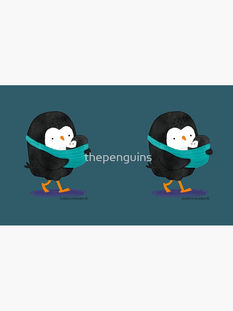 Penguin Dad and Baby Penguin by thepenguins