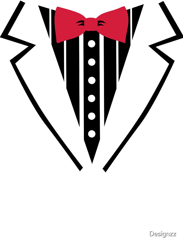 "Tuxedo" Stickers by Designzz Redbubble