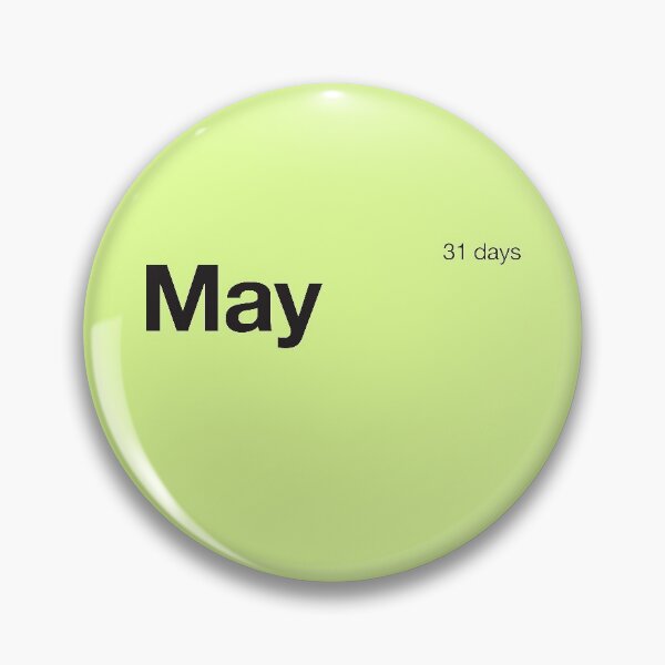 Item preview, May - minimalistic chest calendar in Helvetica  designed and sold by nevercook.