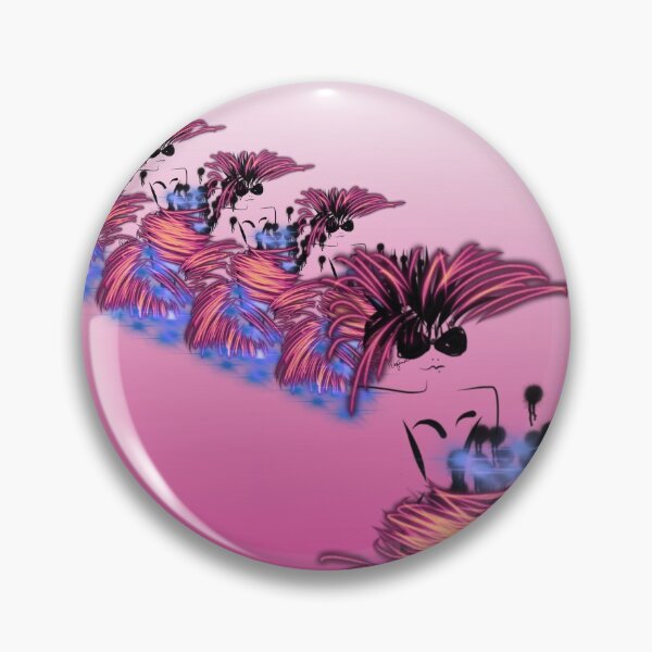 Artikelvorschau, Atemberaubende Modeillustration von Modellen in Rosa, Koralle und Blau entworfen und verkauft von PetaJaneDesigns.