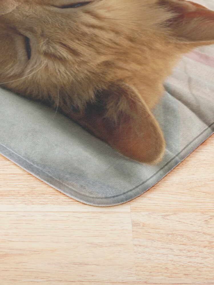 Alternate view of Ginger Cat Sleeping Bath Mat