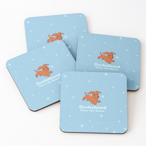 Item preview, Dachshund Through the Snow designed and sold by Heyday Threads.
