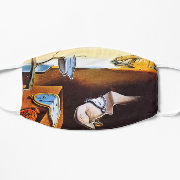 Salvador Dali The Persistence of Memory Painting Flat Mask