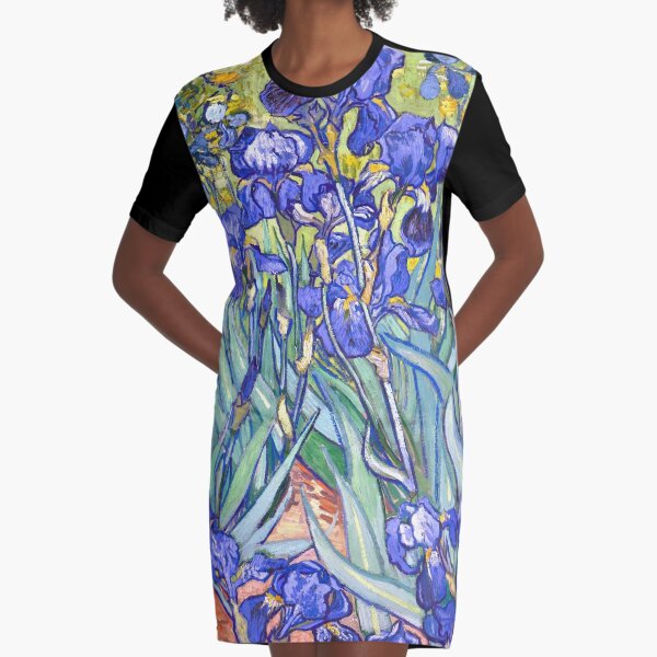 Vincent Van Gogh Iris T-Shirt Kleid