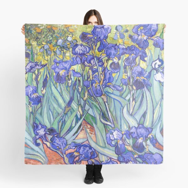 Vincent Van Gogh Irises Scarf