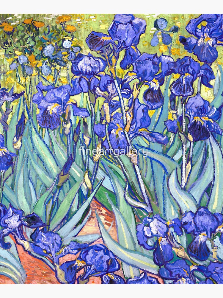 Van Gogh bolso de mano Irises bolsa de lino estampado de -  México