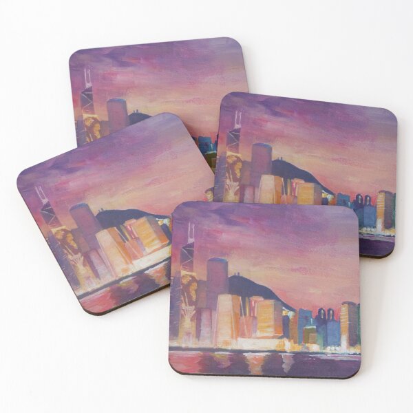Item preview, Hong Kong Skyline at Night designed and sold by artshop77.