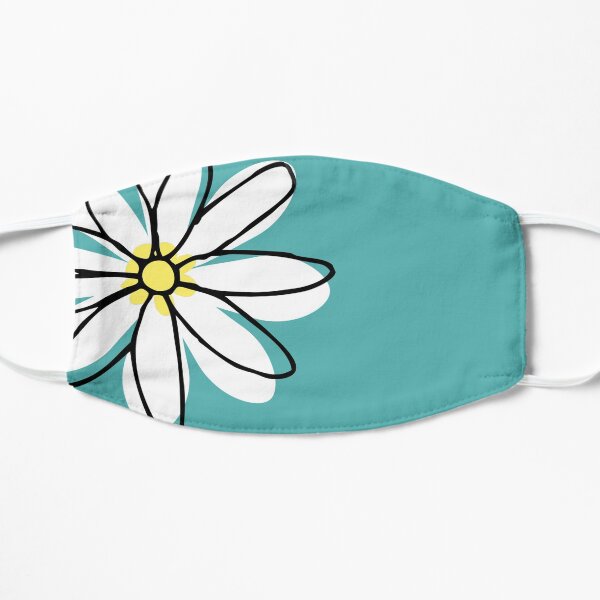 Doodle Daisy Flower Flat Mask