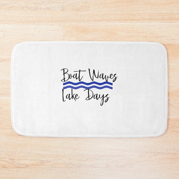 Item preview, Boat Waves Lake Days designed and sold by ColorFlowArt.