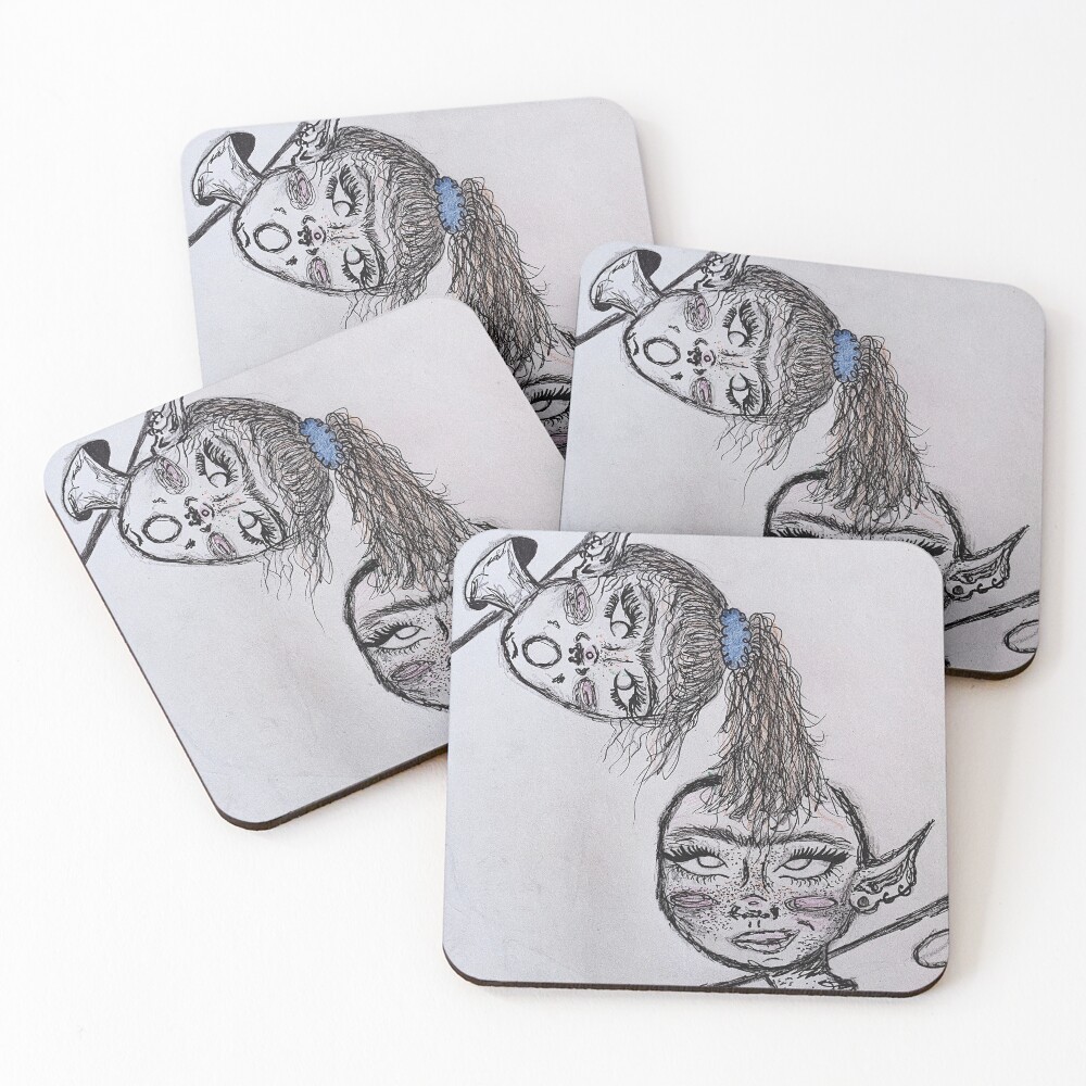 Item preview, Coasters (Set of 4) designed and sold by blackbirdstuff.