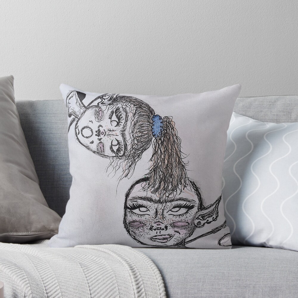 Item preview, Throw Pillow designed and sold by blackbirdstuff.