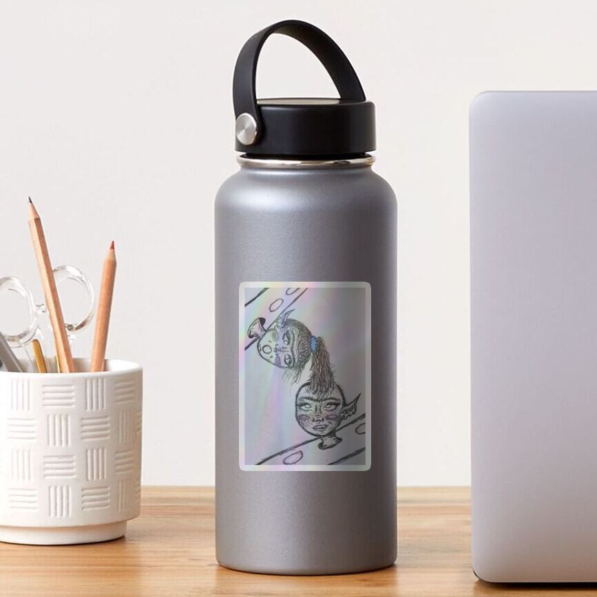 Item preview, Holographic Sticker designed and sold by blackbirdstuff.