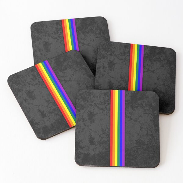 Item preview, Distressed LGBTQ Pride Flag Stripe designed and sold by Patrick Hiller.