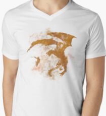 Dragonfight-cooltexture Men's V-Neck T-Shirt