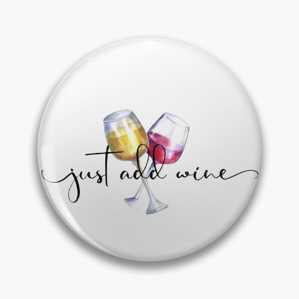 Item preview, Just Add Wine -  Red White Wine Glasses designed and sold by ColorFlowArt.