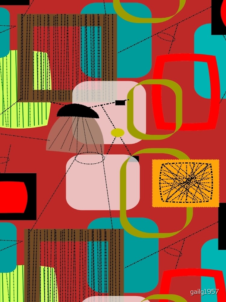 Mid-Century Modern Abstract Art by gailg1957