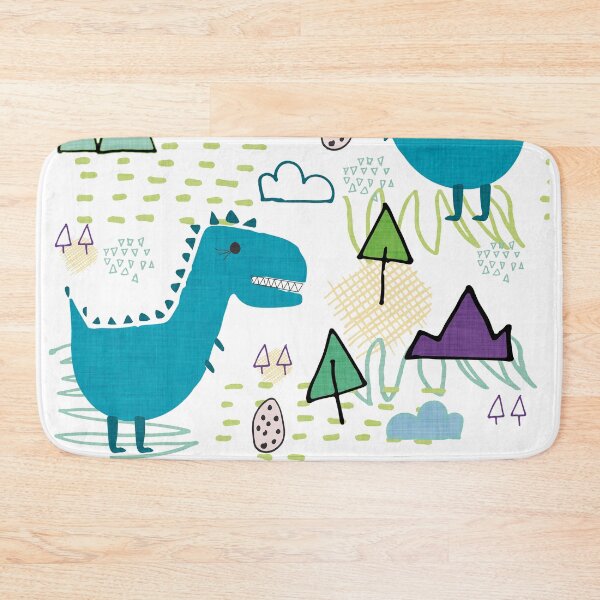 Item preview, Cool T-rex Fun party teal  #homedecor designed and sold by susycosta.