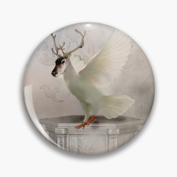 Item preview, Awesome funny reindeerdove in the sky designed and sold by nicky2342.