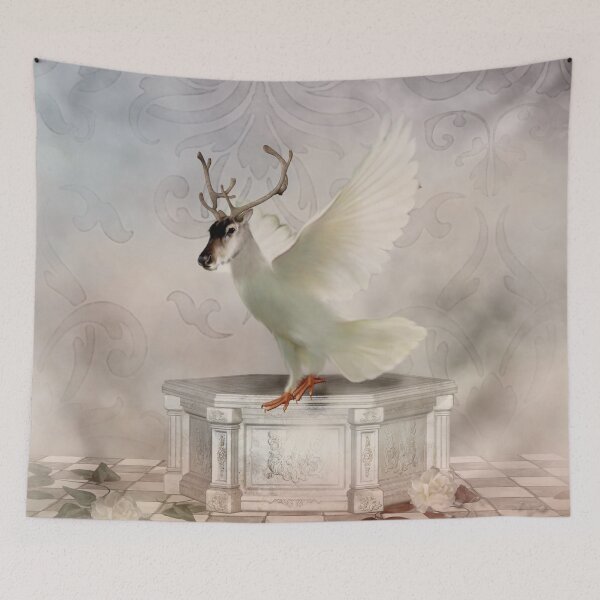 Item preview, Awesome funny reindeerdove in the sky designed and sold by nicky2342.