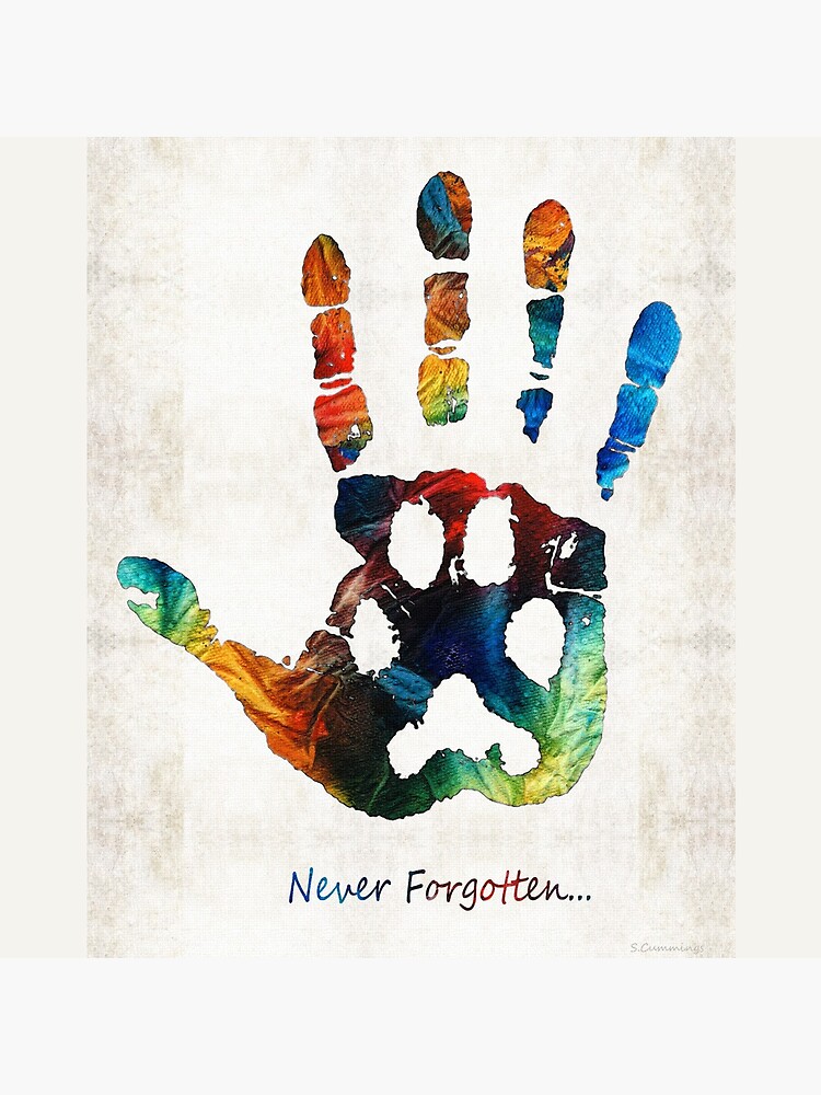 Rainbow Bridge Art - Never Forgotten - By Sharon Cummings by SharonCummings
