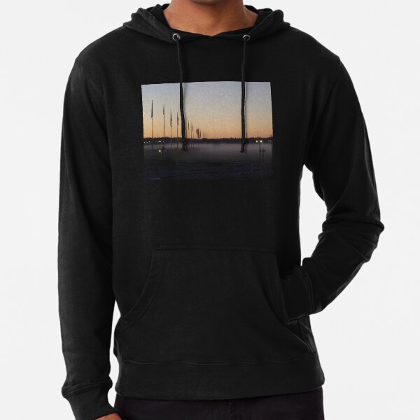 Misty Sunrise In Sweden Lightweight Hoodie
