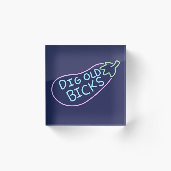 Dig Old Bicks Acrylic Block