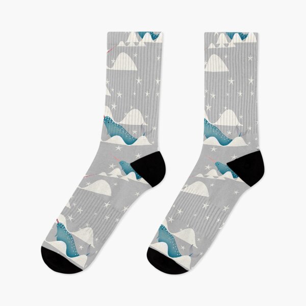 Item preview, Sea unicorn - Narwhal grey designed and sold by susycosta.