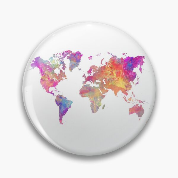 Item preview, World Map Violet #worldmap #map designed and sold by JBJart.
