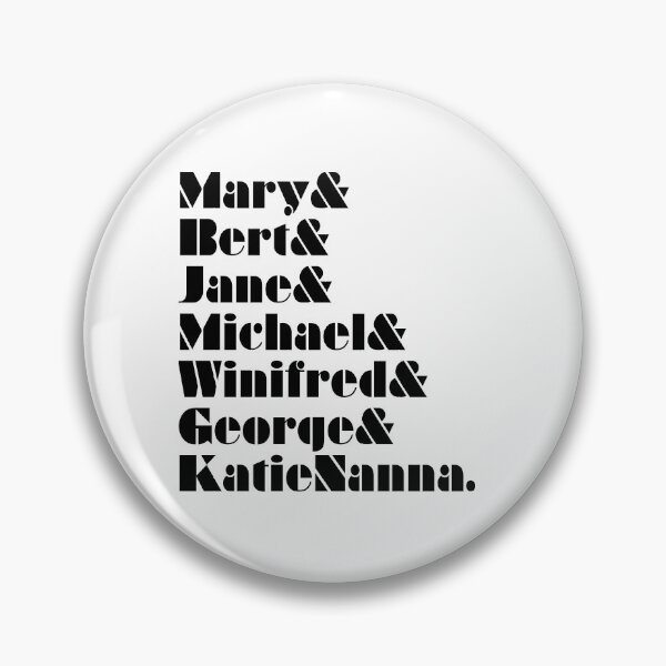 Item preview, Mary Poppins Ampersand Character Long List designed and sold by vordeman.