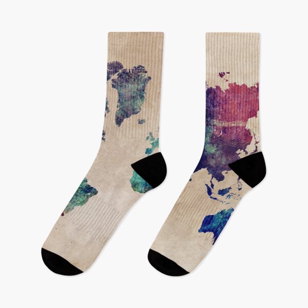 Item preview, World Map cold World designed and sold by JBJart.