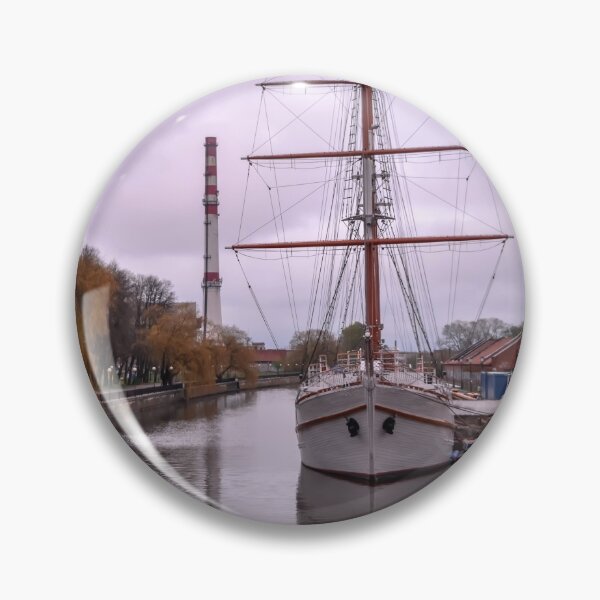 Item preview, Sailboat at sundown in Klaipeda designed and sold by lena-maximova.