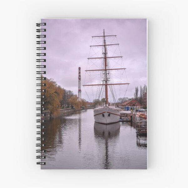 Item preview, Sailboat at sundown in Klaipeda designed and sold by lena-maximova.