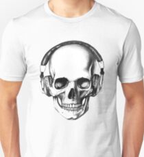 SKULL HEADPHONES Unisex T-Shirt
