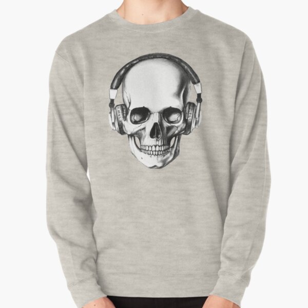 SKULL HEADPHONES Pullover Sweatshirt