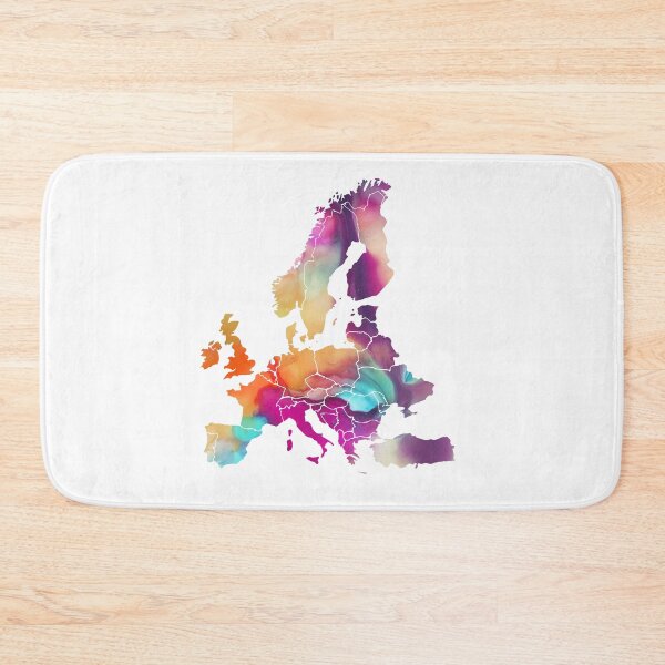 Item preview, Europe Map colored #europe #map designed and sold by JBJart.