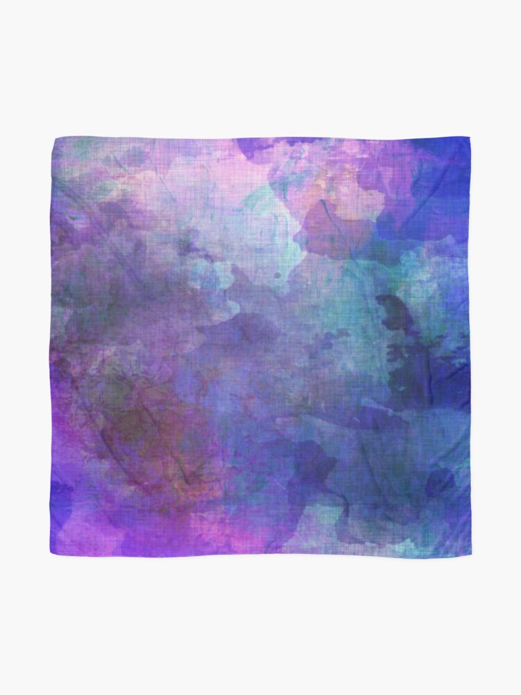 Alternate view of blue opal gemstone Scarf