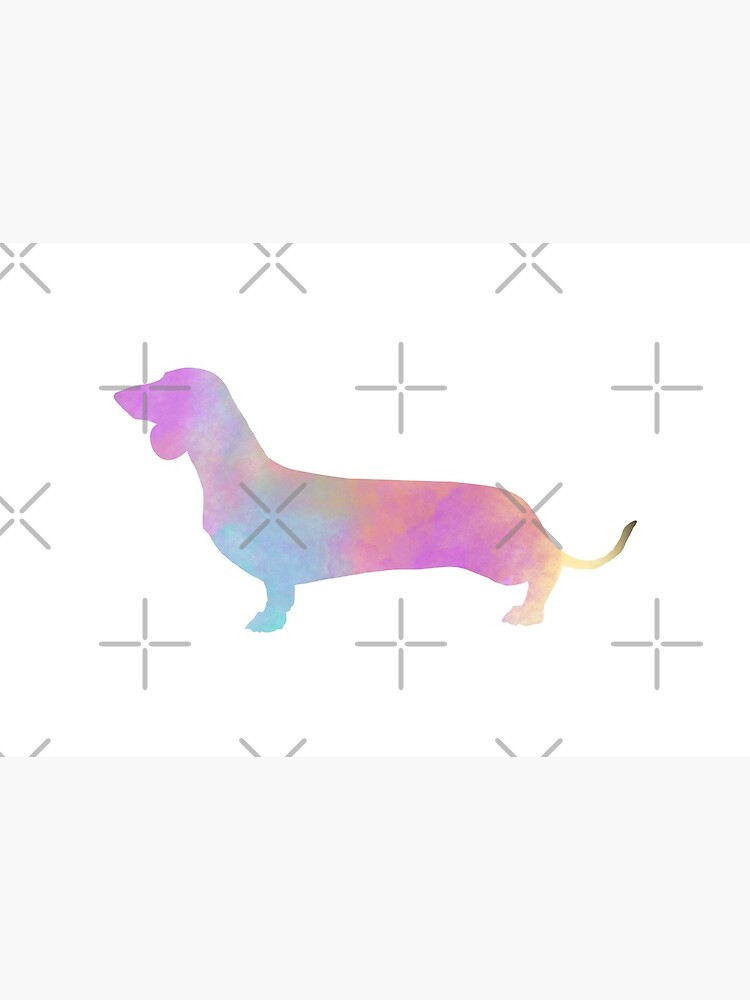 Watercolor Dachshund by tribbledesign