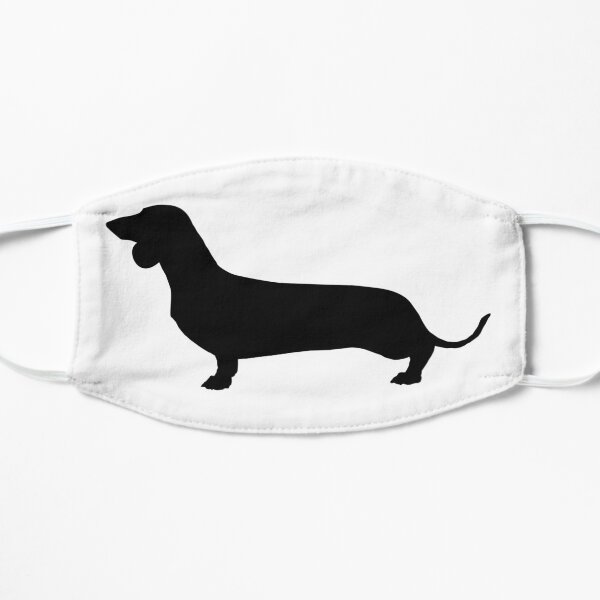 Dachshund Silhouette Small Mask