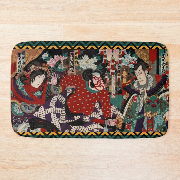 Item preview, Battle of Japanese Samurai designed and sold by AntiqueImages.