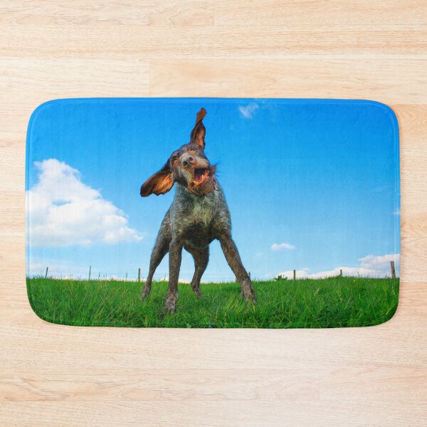 Item preview, Crazy happy German Wirehaired Pointer  designed and sold by FOLK ART FUSION by heidiannemorris.
