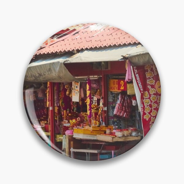 Artikelvorschau, Tempelgeschäfte in Penang. entworfen und verkauft von Howard Boyd.