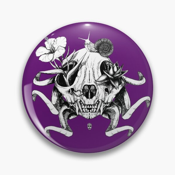 Item preview, The Skull the Flowers and the Snail  designed and sold by fakeface.